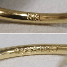 画像7: K18ダイヤモンドリング D0.238 D0.17 2.3g #11 (7)