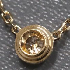 画像4: 750YGダムール ネックレス XS 1PD 2.1g(B7224517)内外箱 保証書 (4)