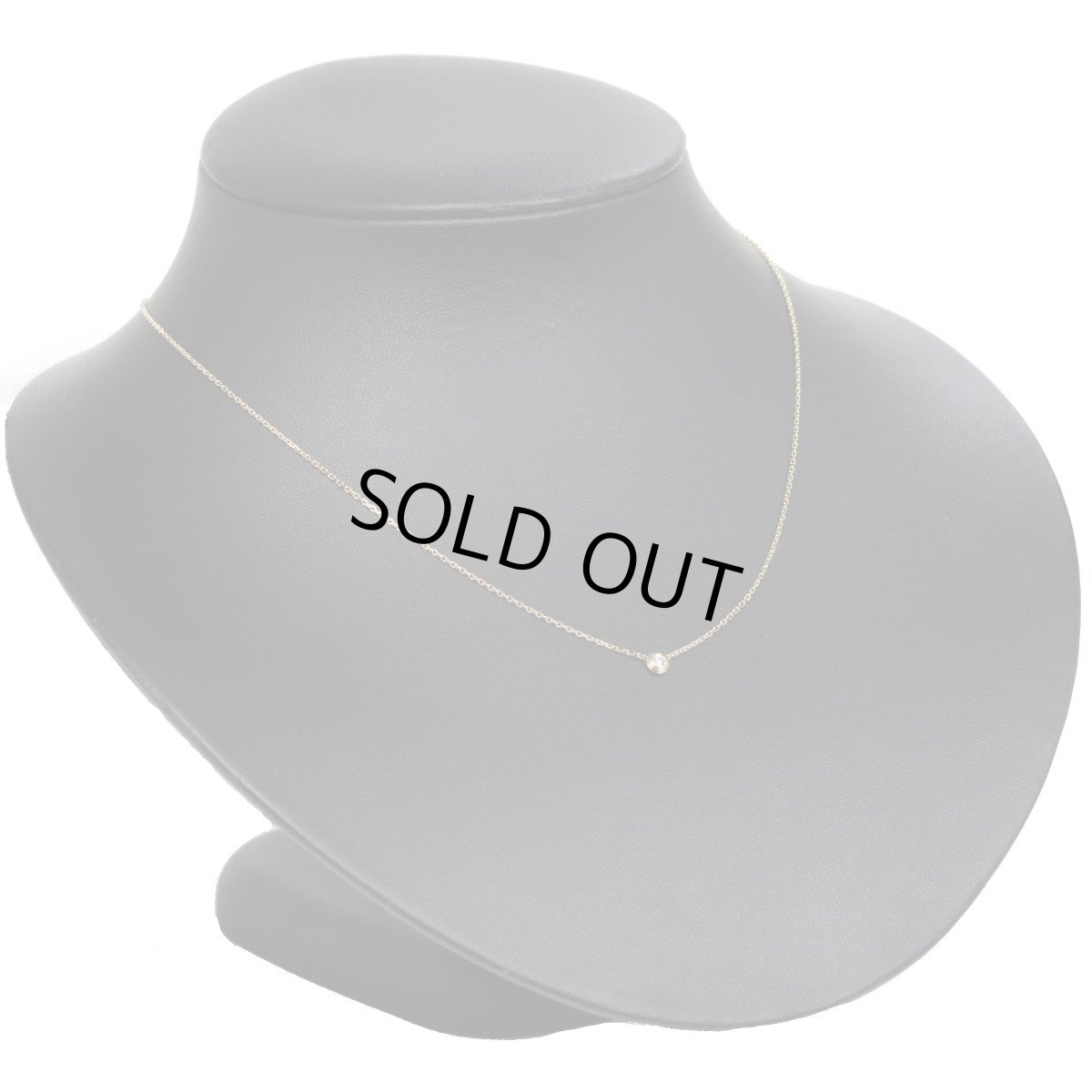 画像5: 750YGダムール ネックレス XS 1PD 2.1g(B7224517)内外箱 保証書 (5)