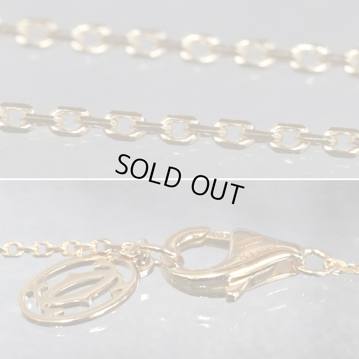 画像6: 750YGダムール ネックレス XS 1PD 2.1g(B7224517)内外箱 保証書 (6)