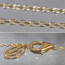 画像6: 750YGダムール ネックレス XS 1PD 2.1g(B7224517)内外箱 保証書 (6)