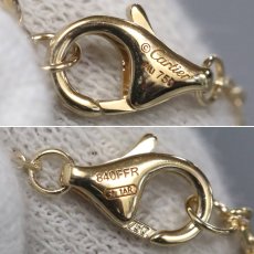 画像7: 750YGダムール ネックレス XS 1PD 2.1g(B7224517)内外箱 保証書 (7)