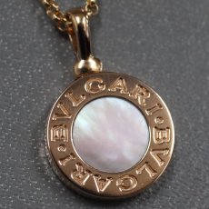 画像1: ブルガリ・ブルガリ ネックレス マザーオブパール(350553)750PG 5.8g 41-43cm 内外箱 保証書 (1)