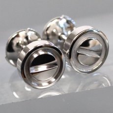 画像1: カルティエ 750WG ラブイヤリング 3.3g(B8301256)内外箱 保証書 購入明細書 (1)