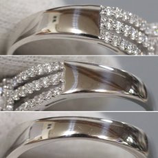 画像6: Pt900ルビーダイヤモンドリング R0.65 D0.60 6.1g #10 鑑別カード (6)