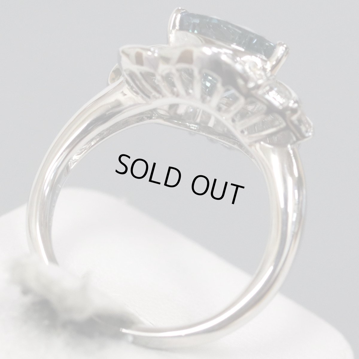 画像5: Pt900ゾイサイトダイヤモンドリング 2.767 D0.83 11.2g #13 鑑別カード (5)