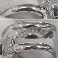 画像6: Pt900ゾイサイトダイヤモンドリング 2.767 D0.83 11.2g #13 鑑別カード (6)