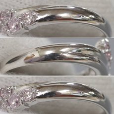 画像6: Pt900ピンクダイヤモンドリング PD1.02 7.4g #12.5 ソーティング (6)