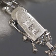 画像5: K18WGダイヤモンドテニスブレスレット D3.03 10.2g 18.5cm (5)