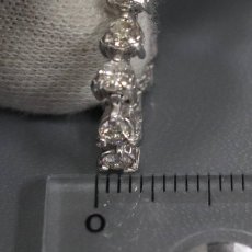 画像7: K18WGダイヤモンドテニスブレスレット D3.03 10.2g 18.5cm (7)