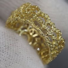 画像6: K18ダイヤモンドリング D0.372 D0.47 5.5g #11.5 (6)