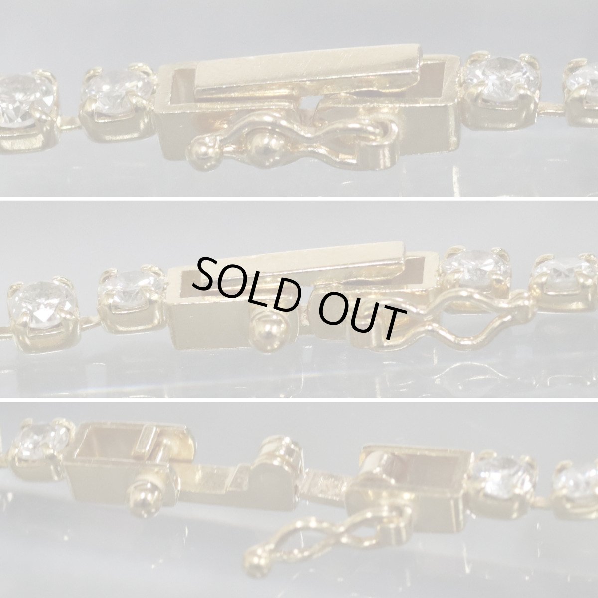 画像7: K18ダイヤモンドテニスブレスレット D3.00 5.3g 17.5cm (7)