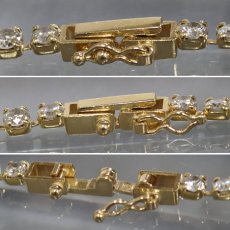 画像7: K18ダイヤモンドテニスブレスレット D3.00 5.3g 17.5cm (7)