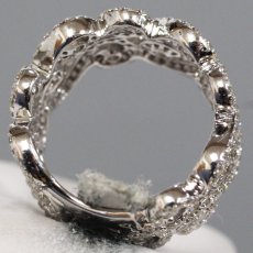 画像5: K18WGダイヤモンドリング D1.76 7.5g #14 (5)