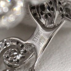 画像6: K18WGダイヤモンドリング D1.76 7.5g #14 (6)