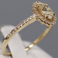 画像3: K18ダイヤモンドリング D0.51 D0.19 2.3g #14.5 ソーティング (3)