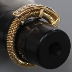 画像3: K18ダイヤモンドリング 伸縮式 D0.30 3.0g #8-20 (3)