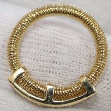 画像4: K18ダイヤモンドリング 伸縮式 D0.30 3.0g #8-20 (4)