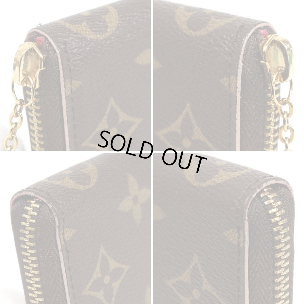 画像3: ポルトフォイユ・クレマンス フラワーチャーム(M64201)モノグラム ホットピンク (3)