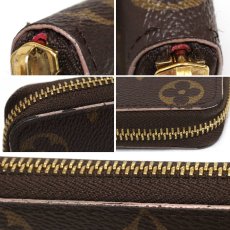 画像4: ポルトフォイユ・クレマンス フラワーチャーム(M64201)モノグラム ホットピンク (4)