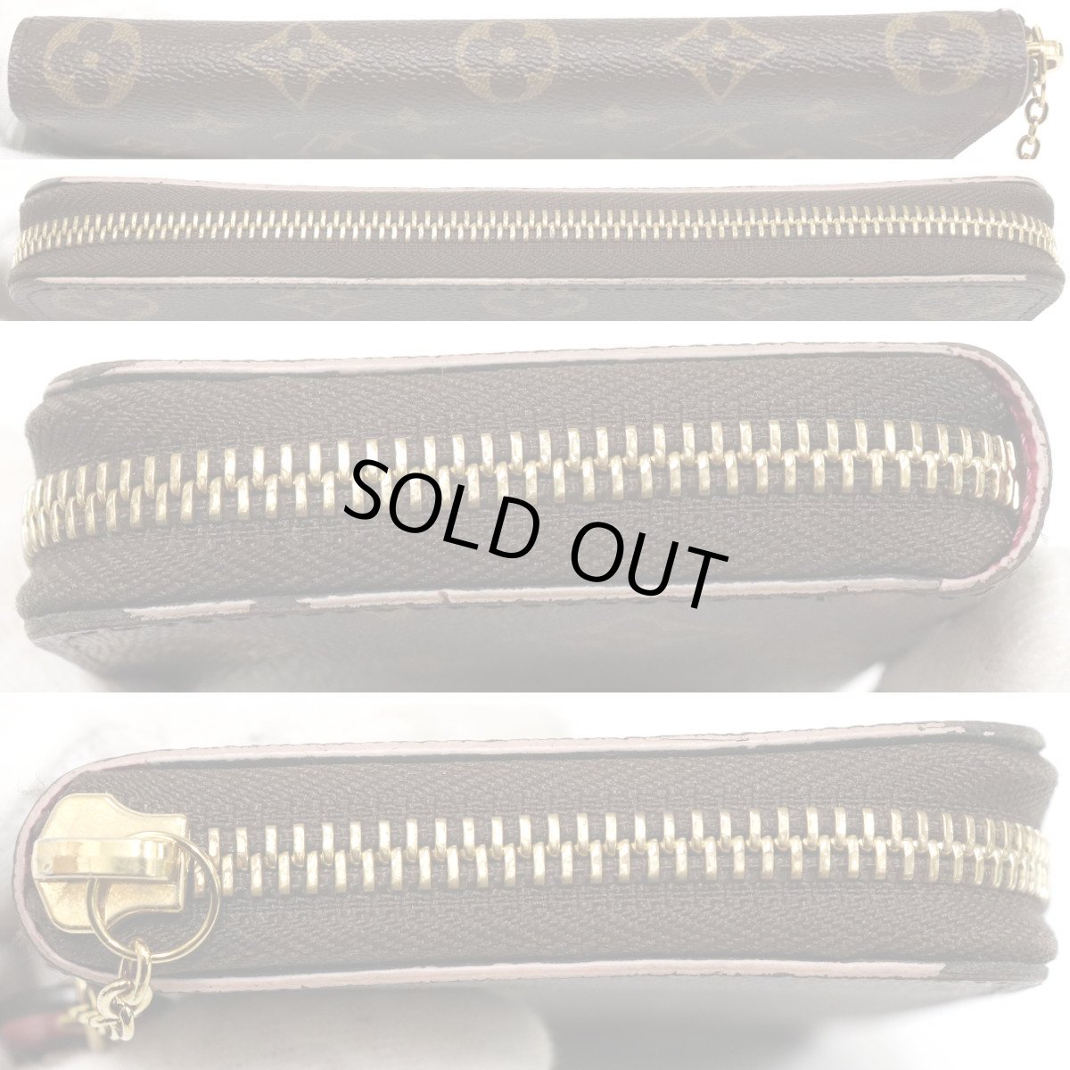 画像5: ポルトフォイユ・クレマンス フラワーチャーム(M64201)モノグラム ホットピンク (5)