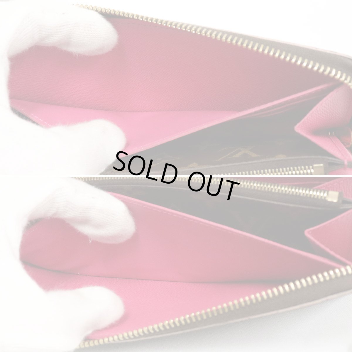 画像8: ポルトフォイユ・クレマンス フラワーチャーム(M64201)モノグラム ホットピンク (8)