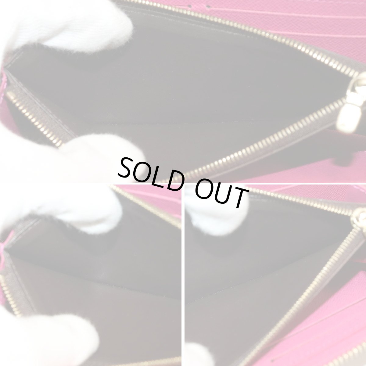 画像9: ポルトフォイユ・クレマンス フラワーチャーム(M64201)モノグラム ホットピンク (9)