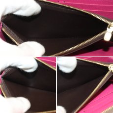 画像9: ポルトフォイユ・クレマンス フラワーチャーム(M64201)モノグラム ホットピンク (9)