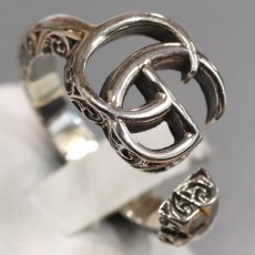 画像3: SV925アラベスク ダブルG キーモチーフリング 5.6g #16(627760) (3)