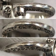 画像5: SV925アラベスク ダブルG キーモチーフリング 5.6g #16(627760) (5)