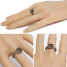 画像9: SV925アラベスク ダブルG キーモチーフリング 5.6g #16(627760) (9)