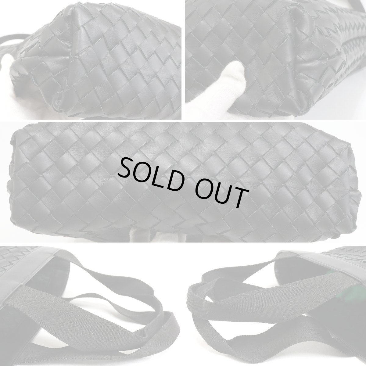 画像7: ボッテガ・ヴェネタ ハイドロジー イントレチャート トートバッグ(667278)ポーチ付 (7)