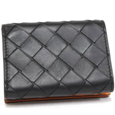 画像2: ボッテガ・ヴェネタ イントレチャート 三つ折り財布(667036-VCPQ6-1001) (2)