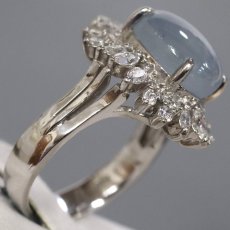 画像3: Pt900スターサファイアダイヤモンドリング S11.510 D1.05 14.6g #16 (3)