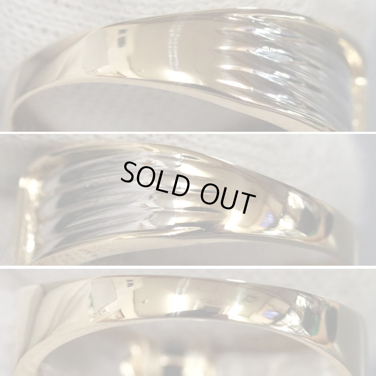 画像6: K18/Pt900サファイアリング S0.24 4.7g #15 イエローゴールド プラチナ コンビリング 15号 (6)