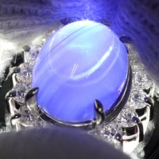 画像5: Pt900/850サファイアダイヤモンドペンダント S3.02 D0.45 7.7g 45cm (5)