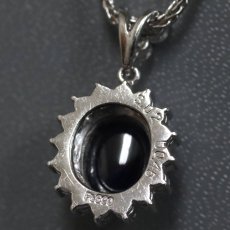 画像6: Pt900/850サファイアダイヤモンドペンダント S3.02 D0.45 7.7g 45cm (6)