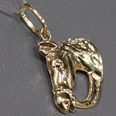 画像3: K18ペンダントトップ 馬モチーフ 1.6g (3)