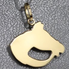 画像4: K18ペンダントトップ 馬モチーフ 1.6g (4)