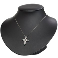 画像8: K18WGアレキサンドライトダイヤモンドペンダントトップ クロスモチーフ A1.02 D0.25 3.5g 鑑別書 (8)