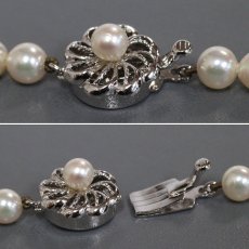 画像6: パールネックレス シルバー金具 6.4mm 51cm (6)