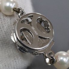 画像7: パールネックレス シルバー金具 6.4mm 51cm (7)