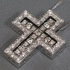画像3: ダミアーニ ベル エポック 750WGダイヤモンドネックレス クロス Sサイズ 7.8g 48.5cm(20039535) (3)
