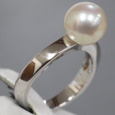 画像3: ミキモト Pt950パールリング パール8.3mm 6.5g #9 (3)