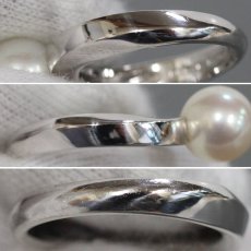 画像6: ミキモト Pt950パールリング パール8.3mm 6.5g #9 (6)