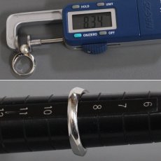 画像8: ミキモト Pt950パールリング パール8.3mm 6.5g #9 (8)