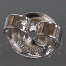 画像6: ミキモト K18WGパールピアス パール6.7mm 1.8g (6)