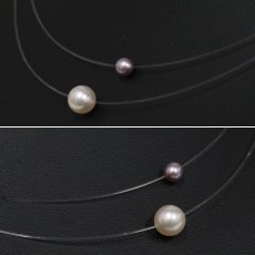 画像3: タサキ K18WGパールネックレス あこや7.4mm 淡水4.6mm 32cm 保証書 (3)