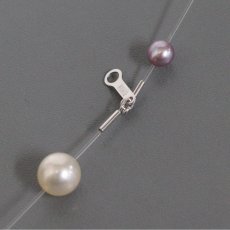画像5: タサキ K18WGパールネックレス あこや7.4mm 淡水4.6mm 32cm 保証書 (5)