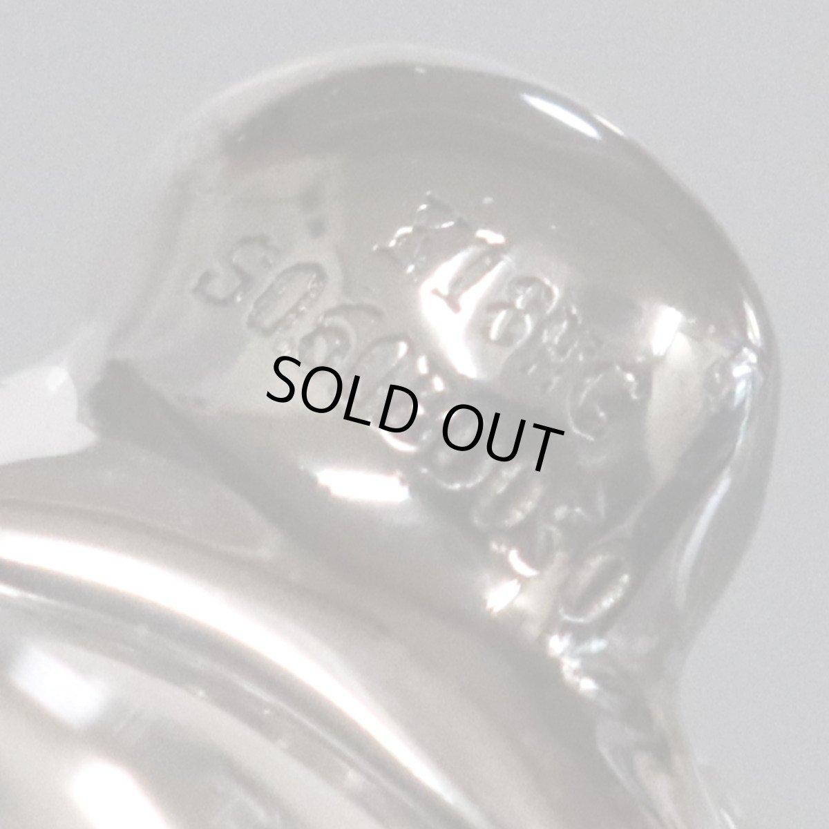 画像6: K18WGホワイトサファイアブラックダイヤモンドペンダントトップ パンダモチーフ WS0.60 BkD0.50 2.3g (6)